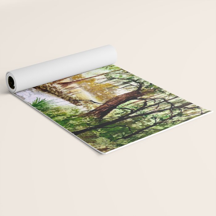 Sopchoppy River Florida Yoga Mat Gallery Image 2