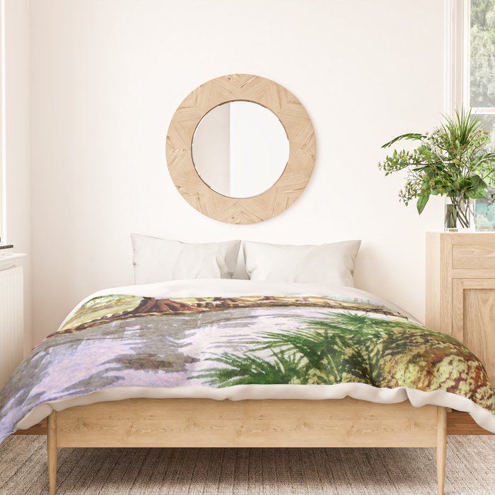 Sopchoppy River Florida Duvet Cover Gallery Image 3