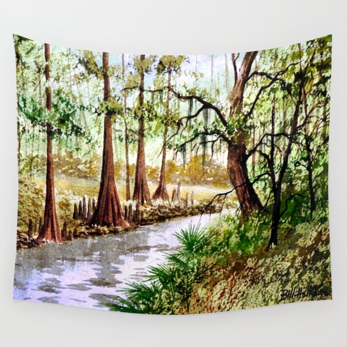 Sopchoppy River Florida Wall Tapestry Gallery Image 4