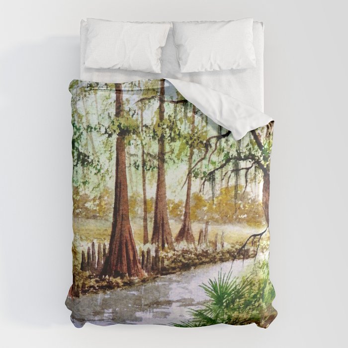 Sopchoppy River Florida Duvet Cover Gallery Image 6