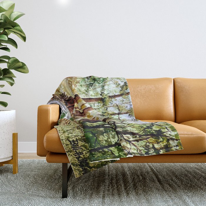 Sopchoppy River Florida Throw Blanket Gallery Image 1