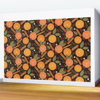 Winter Spice in Charcoal Wall Mural Gallery Image 2
