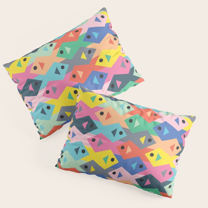 Fish tessellation Pillow Sham Gallery Image 1