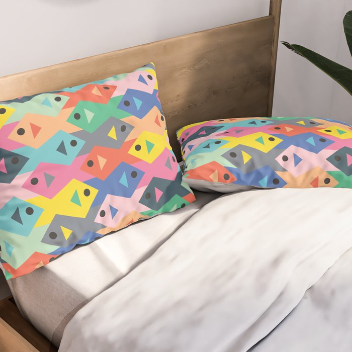 Fish tessellation Pillow Sham Gallery Image 2