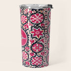 Ura Tube Suzani Northeast Uzbekistan Embroidery Print Travel Mug Gallery Image 2