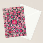 Ura Tube Suzani Northeast Uzbekistan Embroidery Print Stationery Card Gallery Image 2