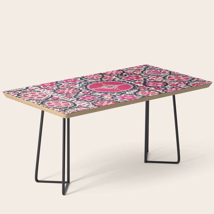 Ura Tube Suzani Northeast Uzbekistan Embroidery Print Coffee Table Gallery Image 1
