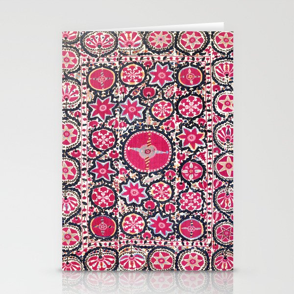 Ura Tube Suzani Northeast Uzbekistan Embroidery Print Stationery Card Gallery Image 2