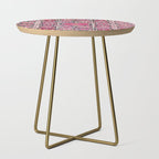 Ura Tube Suzani Northeast Uzbekistan Embroidery Print Side Table Gallery Image 1