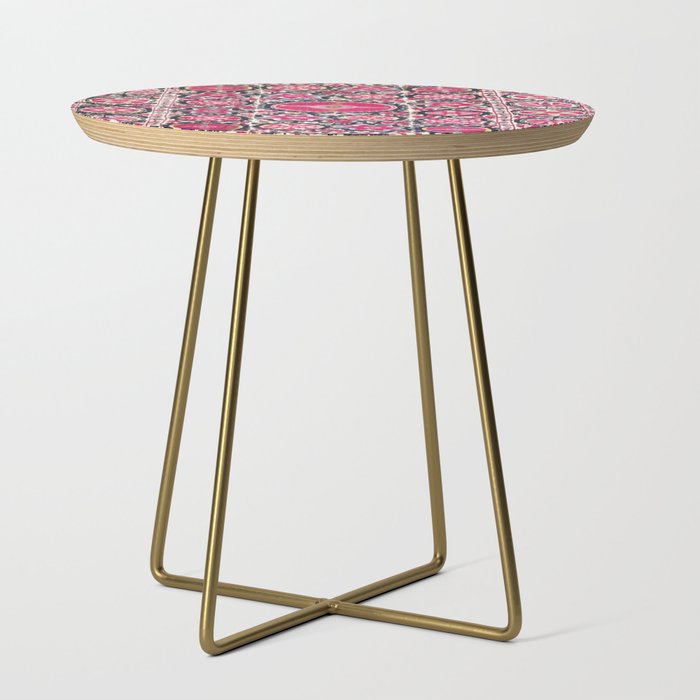 Ura Tube Suzani Northeast Uzbekistan Embroidery Print Side Table Gallery Image 1