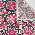 Ura Tube Suzani Northeast Uzbekistan Embroidery Print Wall Tapestry Gallery Image 3