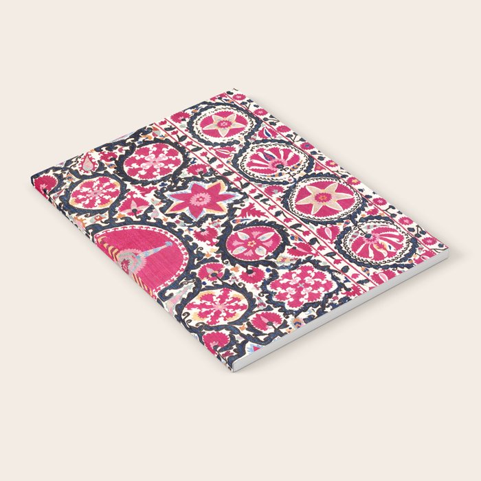 Ura Tube Suzani Northeast Uzbekistan Embroidery Print Notebook Gallery Image 1