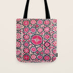 Ura Tube Suzani Northeast Uzbekistan Embroidery Print Tote Bag Gallery Image 1