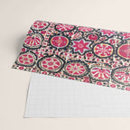 Ura Tube Suzani Northeast Uzbekistan Embroidery Print Wrapping Paper Gallery Image 2