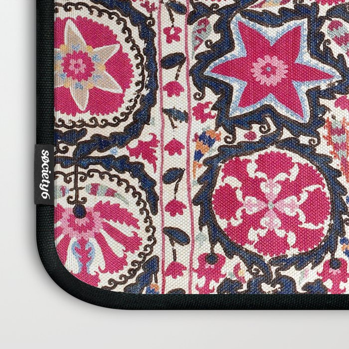 Ura Tube Suzani Northeast Uzbekistan Embroidery Print Laptop Sleeve Gallery Image 3