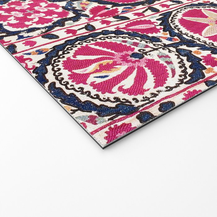 Ura Tube Suzani Northeast Uzbekistan Embroidery Print Welcome Mat Gallery Image 2