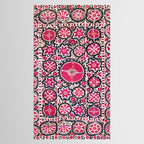 Ura Tube Suzani Northeast Uzbekistan Embroidery Print Tablecloth Gallery Image 2