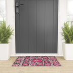 Ura Tube Suzani Northeast Uzbekistan Embroidery Print Welcome Mat Gallery Image 3