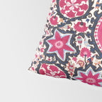 Ura Tube Suzani Northeast Uzbekistan Embroidery Print Pillow Sham Gallery Image 4