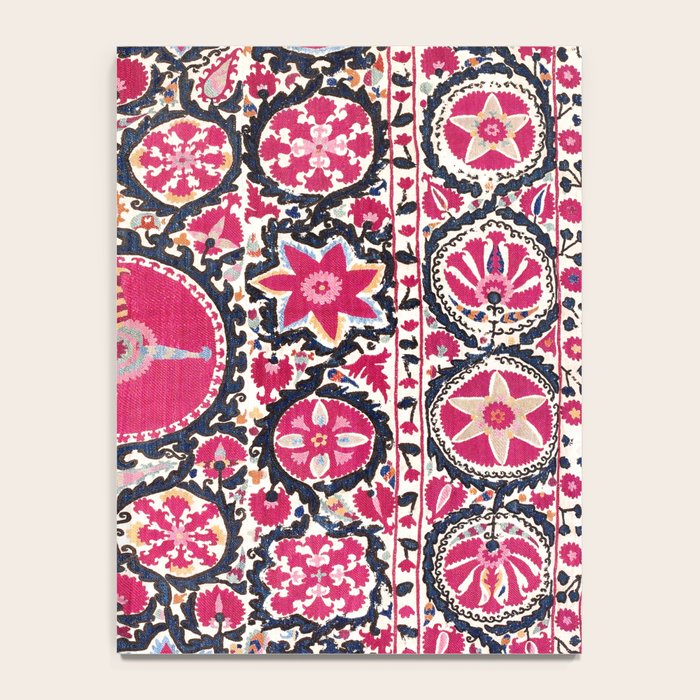 Ura Tube Suzani Northeast Uzbekistan Embroidery Print Notebook Gallery Image 4