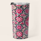 Ura Tube Suzani Northeast Uzbekistan Embroidery Print Travel Mug Gallery Image 3