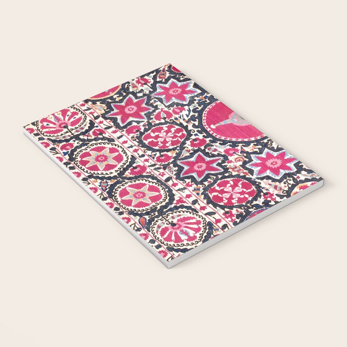 Ura Tube Suzani Northeast Uzbekistan Embroidery Print Notebook Gallery Image 3