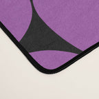 Halloween Mod Dots Pattern in Purple and Black Desk Mat Gallery Image 4