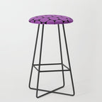 Halloween Mod Dots Pattern in Purple and Black Stool Gallery Image 1