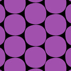 Halloween Mod Dots Pattern in Purple and Black Coffee Mug Gallery Image 2
