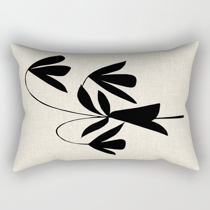 Bell Flower Rectangular Pillow Gallery Image 1