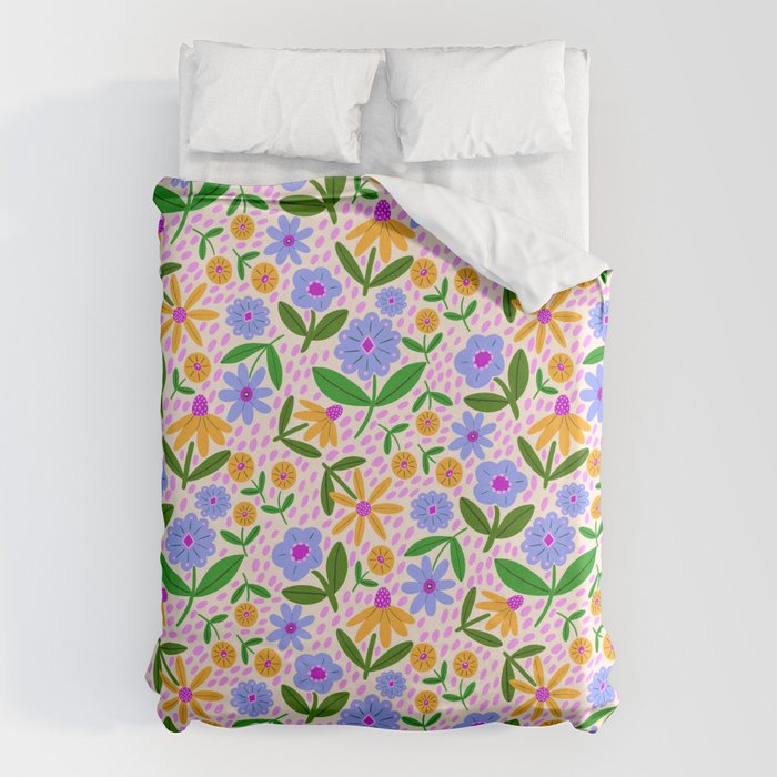 Summer Bright Floral #1 Duvet Cover Gallery Image 6