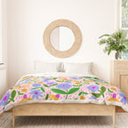Summer Bright Floral #1 Duvet Cover Gallery Image 3
