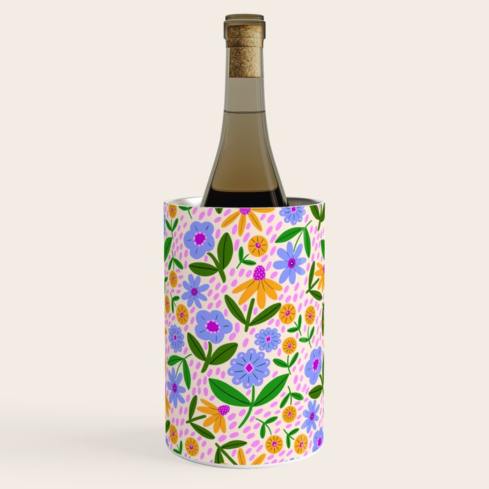 Summer Bright Floral #1 Wine Chiller Gallery Image 3
