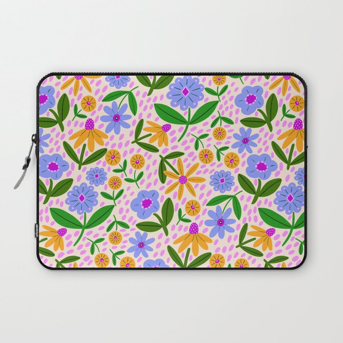 Summer Bright Floral #1 Laptop Sleeve Gallery Image 1