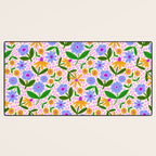 Summer Bright Floral #1 Desk Mat Gallery Image 3