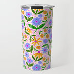 Summer Bright Floral #1 Travel Mug Gallery Image 1