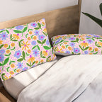 Summer Bright Floral #1 Pillow Sham Gallery Image 2