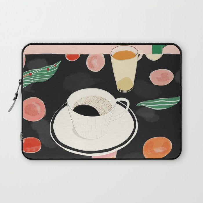 Morning Coffee Laptop Sleeve Gallery Image 1
