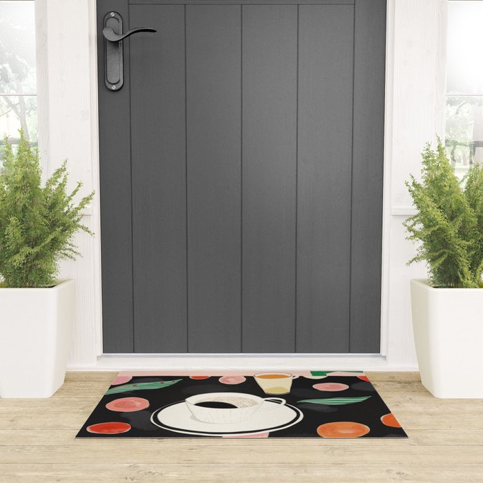 Morning Coffee Welcome Mat Gallery Image 3