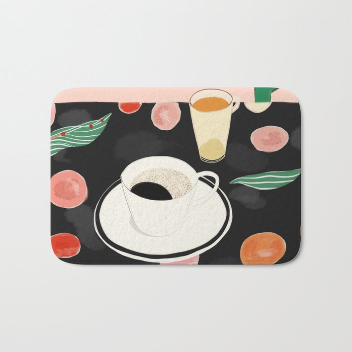 Morning Coffee Bath Mat Gallery Image 1