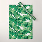 Tropical banana leaves VI Wrapping Paper Gallery Image 1
