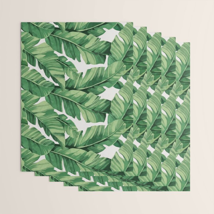 Tropical banana leaves VI Wrapping Paper Gallery Image 3