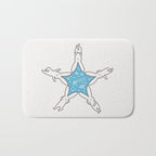 Rabbit Star Bath Mat Gallery Image 1