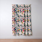 Floral Whimsy on Blush Window Curtain Gallery Image 3
