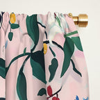 Floral Whimsy on Blush Window Curtain Gallery Image 2