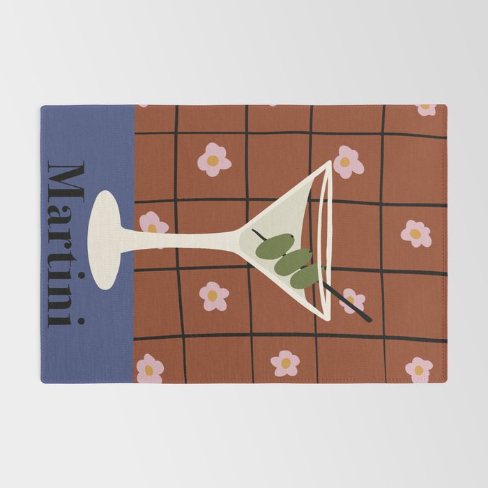 Martini Cocktail Rug Gallery Image 2
