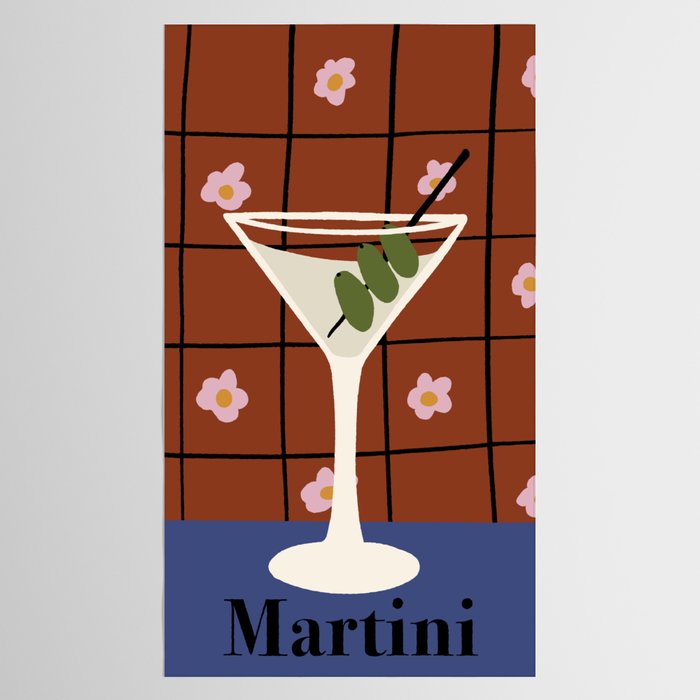 Martini Cocktail Tablecloth Gallery Image 2