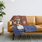 Martini Cocktail Throw Blanket Gallery Image 1