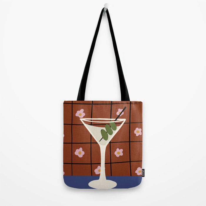 Martini Cocktail Tote Bag Gallery Image 2