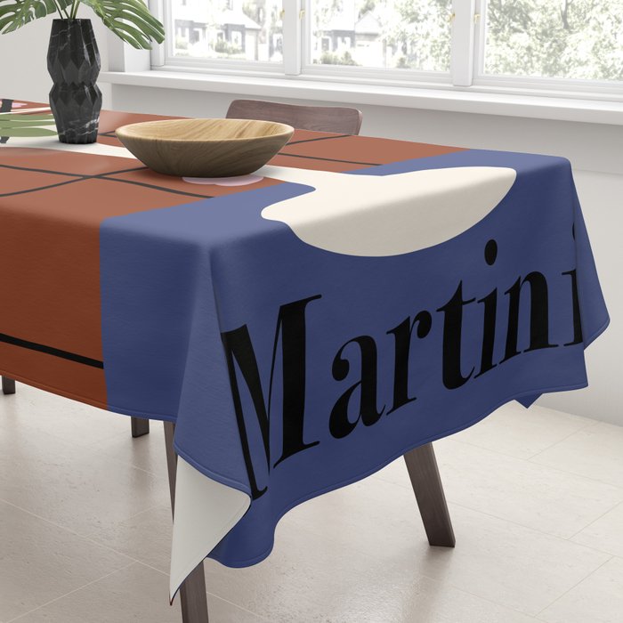 Martini Cocktail Tablecloth Gallery Image 3